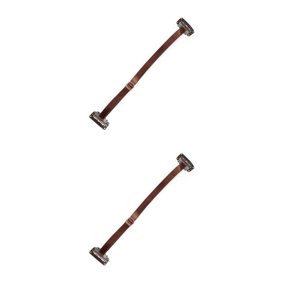 Vogacara Mujeres cara mentón flacidez piel estiramiento bandas de ajuste arrugas removedor correas reutilizable portátil diadema cintas para Marrón de banda única 2piezas