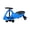 Blue, variant on Lifetime Products Wiggle Car - Lime Green, 1085542