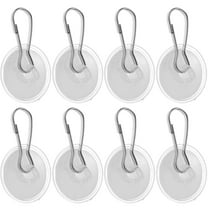 Raindrops 10Pcs Self-Adhesive Ceiling Hooks for Homeowners No Damage Clear Plastic Hook for Hanging