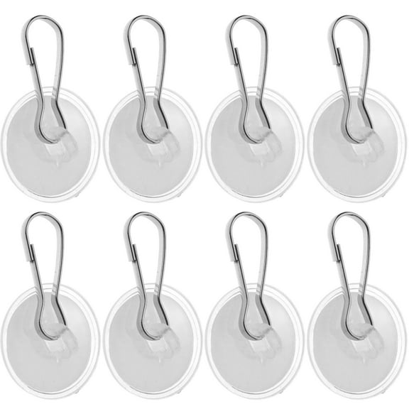 Raindrops 10Pcs Self-Adhesive Ceiling Hooks for Homeowners No Damage Clear Plastic Hook for Hanging