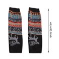 thumbnail image 5 of Kcolen Christmas Gifts Knitted Woolen Fawn Stack Snowflake Socks Thicken Foot Leggings Warmer Pile Christmas Cozy Thermal Calf-Length, 5 of 9