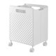 thumbnail image 1 of Cesta de almacenamiento plegable para la colada, contenedor de almacenamiento con ruedas, cesto para la colada fácil de llevar, cesta para ropa sucia Blanco, 1 of 8