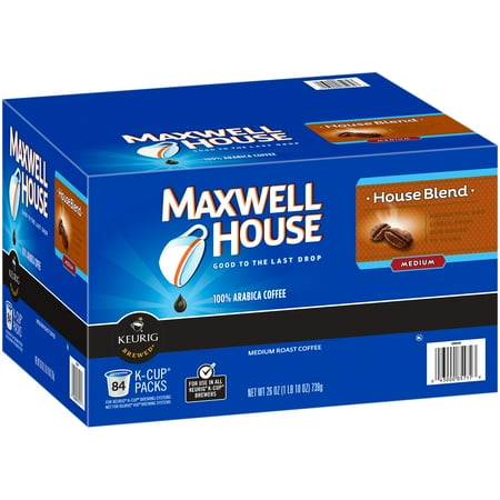 Maxwell House, House Blend Medium 84 K-cup Arabica Coffee,26 Oz