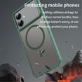 thumbnail image 3 of YEYKX Magnetic for Samsung Galaxy S26 Edge 5G Case [Compatible with MagSafe] [Military Grade Drop Protection] Translucent Matte Shockproof Phone Case,Green, 3 of 7