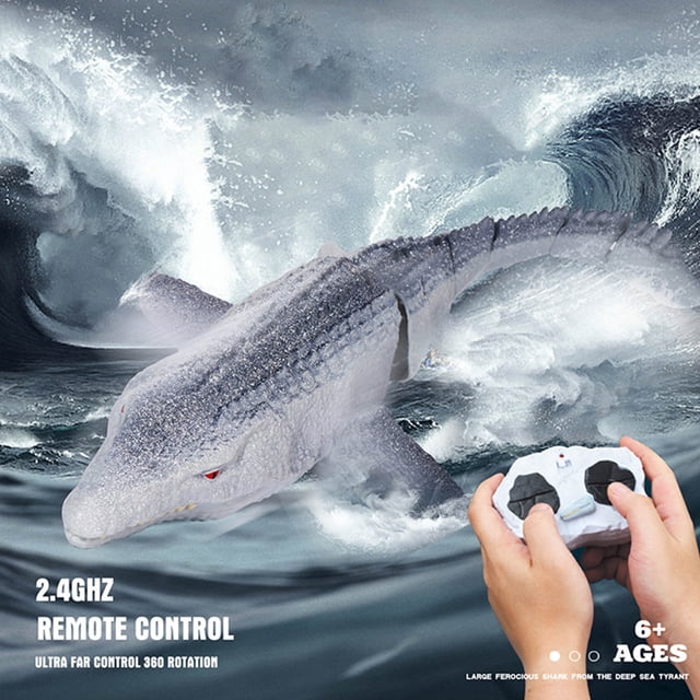 Black Friday Deals 2022 TIMIFIS Toys Rc Boat 2.4G Remote Control RC Waterproof Mosasaurus Outdoor Swimming Pool R/C Toys Kids Christmas Gifts