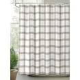 thumbnail image 2 of Light Brown Shower Curtain, Checkered Waterproof Shower Curtain Set with 12 Hooks Lightweight Washable Fabric Shower Curtains for Bathroom 72x72 Inches, 2 of 6