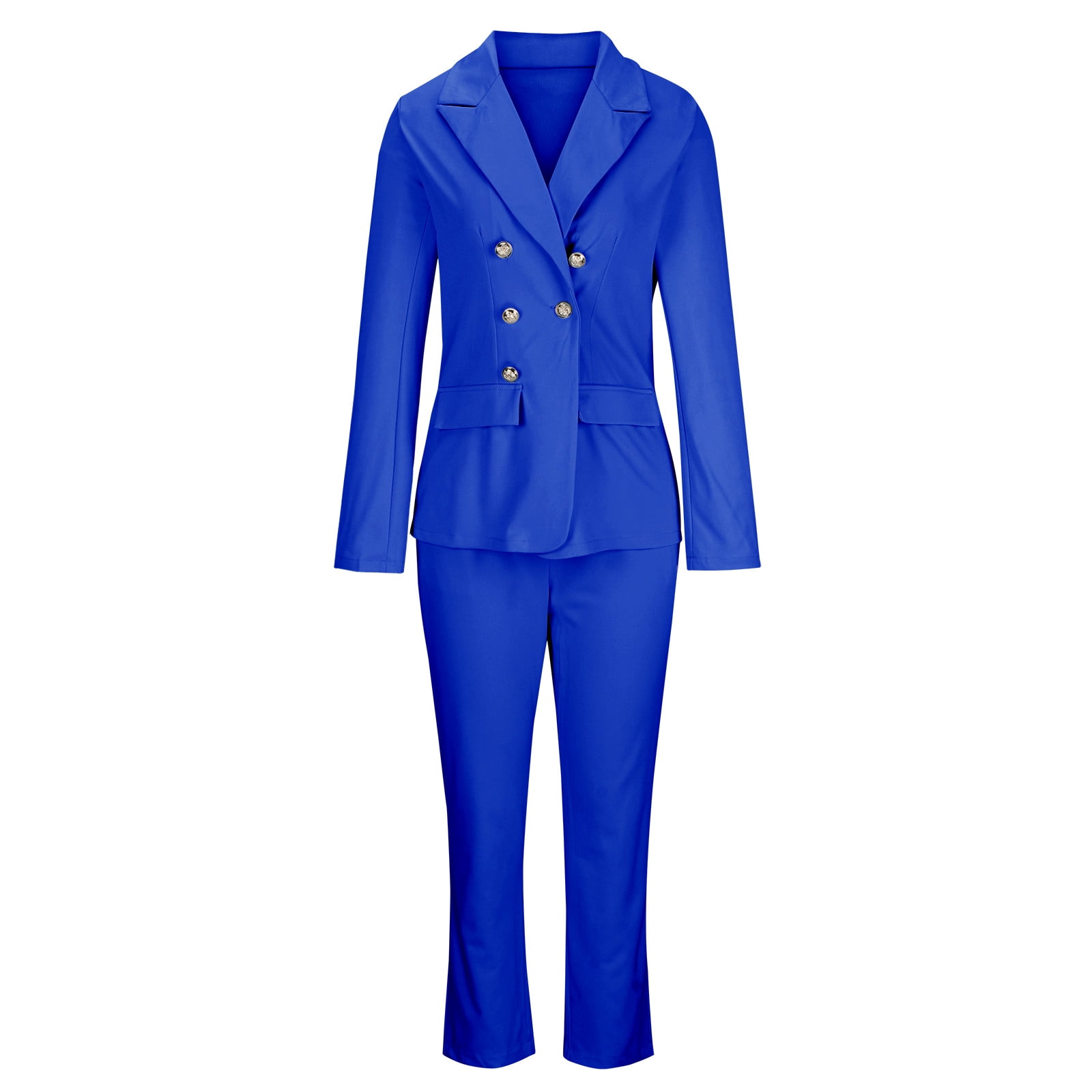 Scyoekwg Women Blazer Outfit Business Office Work Piece Sets
