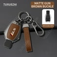thumbnail image 3 of For Mercedes Benz GLS Car Key Case Zinc Alloy Leather Car Key Cover G500 GLB GLC GLK B 3 buttons Car Key Shell, 3 of 9