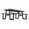 thumbnail image 4 of Lifetime 60233 6-Foot W-Frame Polyethylene 8 Person Folding Picnic Table, Brown, 4 of 5