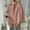 Pink, variant on Men's Oversized Corduroy Button Down Shirts Loose Long Sleeve Lapel Collared Casual Cardigan Tops Solid Long Shirts with Pocket Black 10