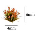 thumbnail image 1 of pitrice Modèle Miniature de Grappe de Fleurs pour la Décoration Orange, 1 of 9