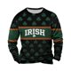 thumbnail image 1 of Tops para las Mujeres de Moda Otoño Día de San Patricio Impresión Gráfica Suelta Cuello Redondo Manga Larga Suéter, Tops de Trabajo Casual para las Mujeres Oficina, 1 of 3