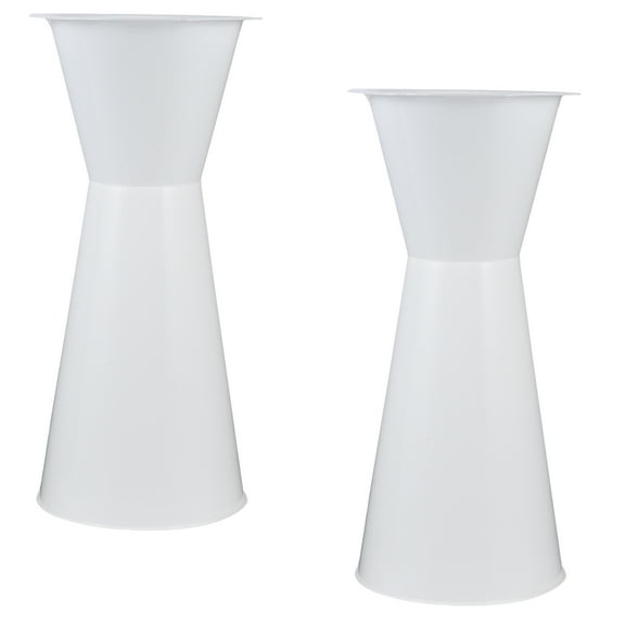 Raindrops Valentine's Day Flower Wrapping Decoration Vases Cylinder Bride White