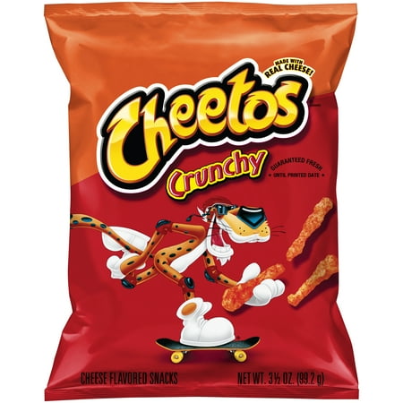 Cheetos Crunchy Cheese Flavored Snacks 3.5 oz. Bag