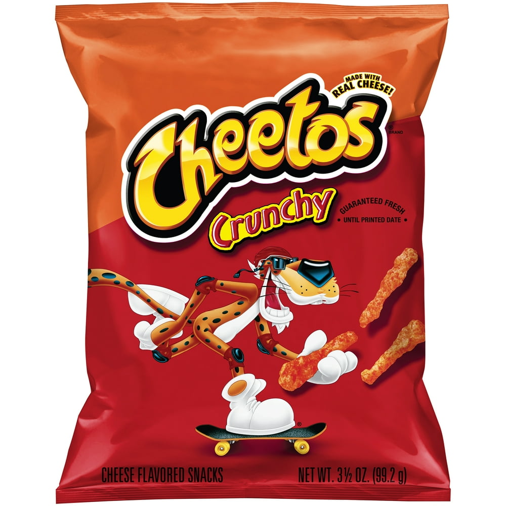 Cheetos Crunchy Cheese Flavored Snacks 3 5 oz Bag Walmart com Cheetos Crunchy Cheese Flavored Snacks 3 5 oz Bag Walmart com