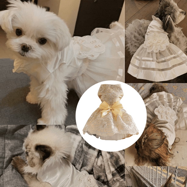 Vestidos De Verano Para Mascotas Vestido Para Perro, Falda De Lujo
