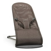 BabyBjorn Bouncer Bliss ، إطار رمادي داكن ، قميص ثلاثي الأبعاد ، رمادي فاتح