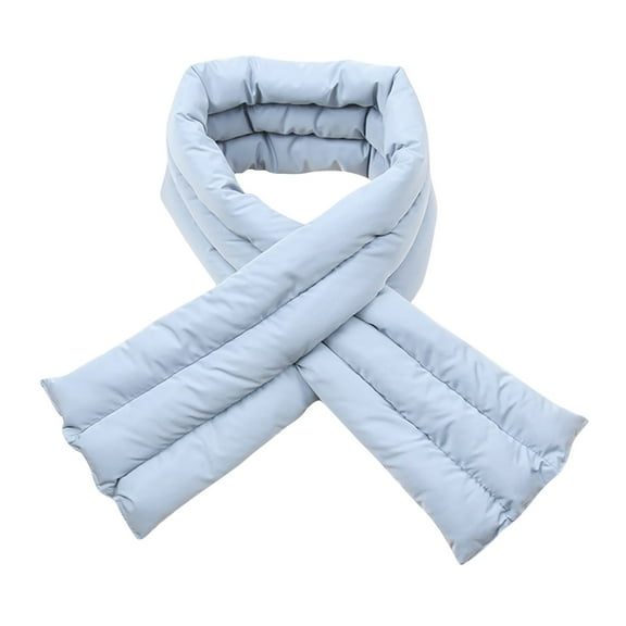 Aoochasliy Winter Scarfs Christmas Clearance Unisex Thick Down Trendy Solid Color Scarf for Cold and Warm Scarf