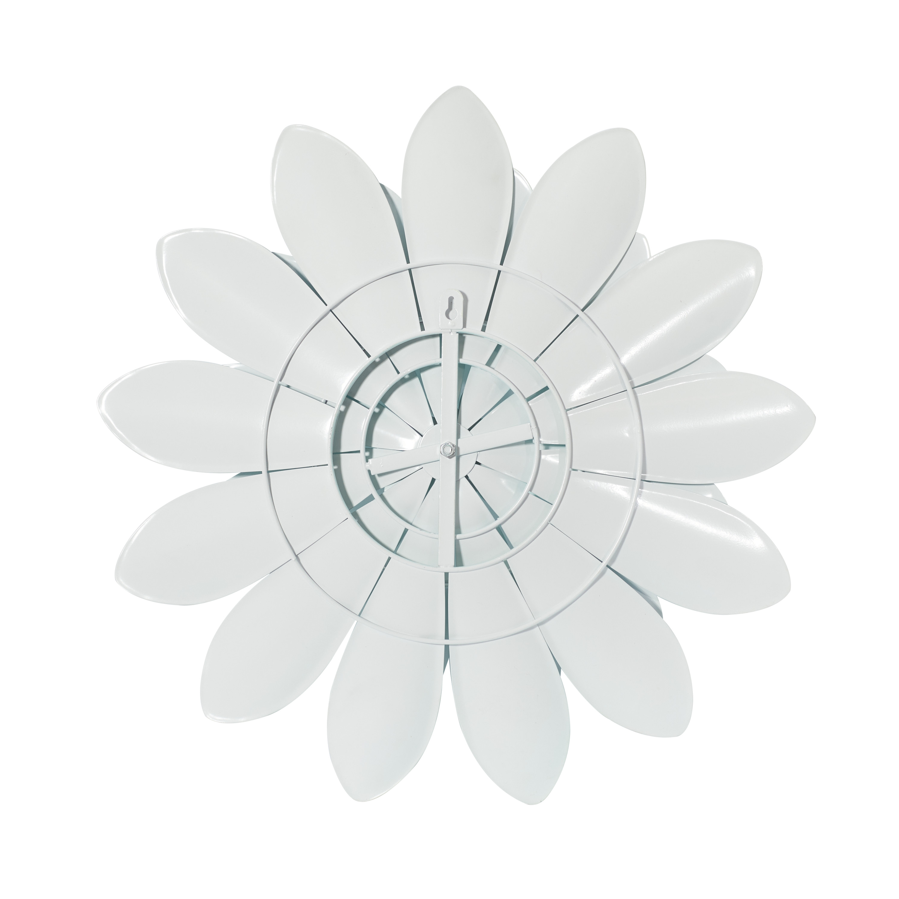 DecMode Green Metal Floral Wall Decor (3 Count)