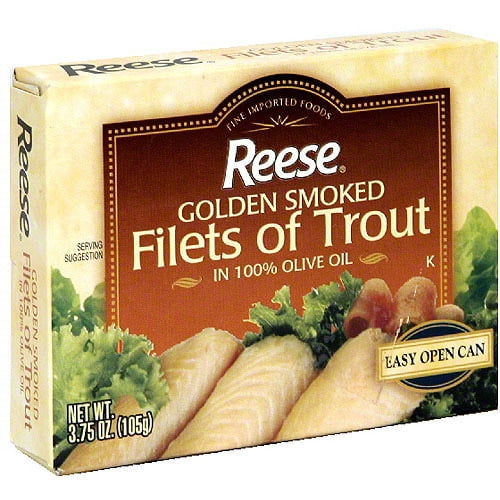 Reese Golden Smoked Trout Fillets, 3.75 oz (Pack of 10) by Generic