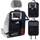 thumbnail image 1 of Organizador de respaldo de asiento de coche de cuero con bolsillo para tableta - 4 compartimentos de almacenamiento, protección antipatadas, ajuste universal para la mayoría de vehículos, 1 of 8