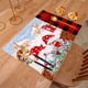 thumbnail image 1 of Mantel individual navideño a cuadros rojos, decoración de mesa de 35 x 45 cm, mantel de tela suave con estampado de Papá Noel | Decoración festiva para cocina, comedor y hogar, ideal para Navidad y, 1 of 6