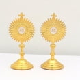 thumbnail image 5 of Jiibva 2Pcs Golden Religious Mini Decorative Figurine, Home Church Tabletop Sculpture, 1 Set, 5 of 7