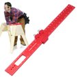 thumbnail image 5 of Woodworking Ruler, Pocket Metal Slide Stop Marking Ruler, Measuring Tools and Scribing Rulers, Square Ruler for Marking and Measuring, 5 of 9