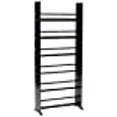 thumbnail image 3 of TransDeco Glass Multimedia Rack for for 336 CD 234 DVD, Black/Chrome, 3 of 3