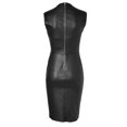 thumbnail image 2 of 100% Lambskin Leather Beautifully Designed Stylish Black Color Partywear Dress For Women, 2 of 3