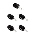 thumbnail image 3 of relayinert No Scratching Item Rubber Luggage Rope Protects Delicate Surfaces Damage black 5Set, 3 of 6