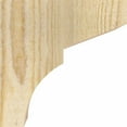 thumbnail image 3 of 6"W x 6"D x 6"H Monterey Rough Sawn Corbel, Douglas Fir, 3 of 9