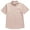 Khaki, variant on XMMSWDLA Boy’s Casual Cotton Top‌ Toddler Boys Short Sleeves Button Down Shirt Linen Design Pink Round Neck Top‌