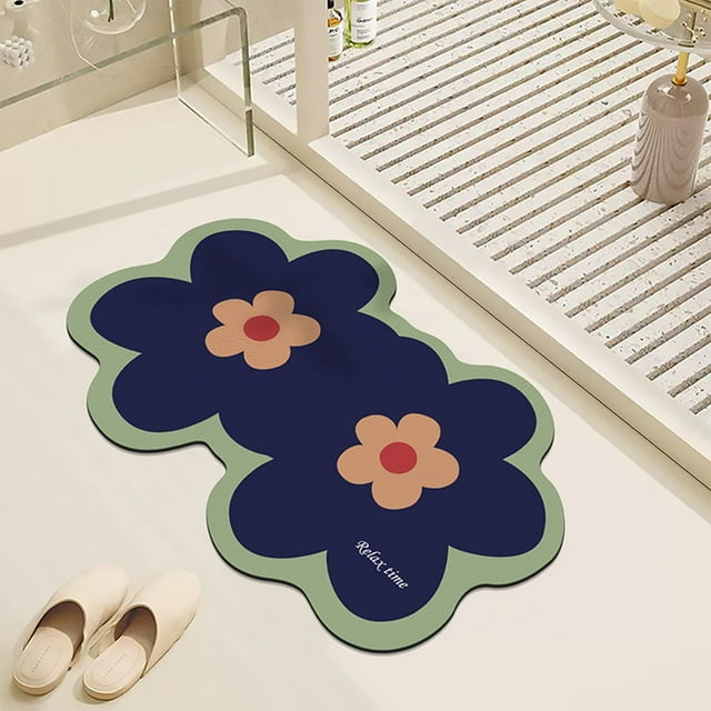 Carpet Rubber Material Bathroom Non Slip Mat Absorbent Floor Mat Entrance Mat Non Slip Foot Mat Bedroom Carpet