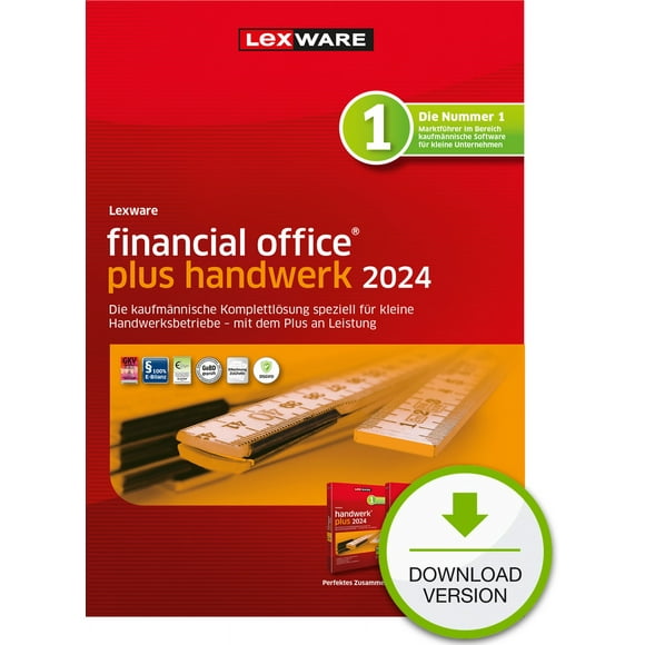 Lexware Bureau Financier Plus handwerk 2024 - 1 Appareil, 1 An - ESD-DownloadESD