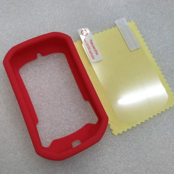 Allume Silicone Code Cover with High-Definition Film for Bryton Rider 320 420 Red