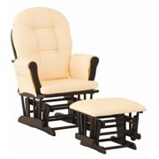 Customize - Storkcraft Glider and Ottoman, Black Finish