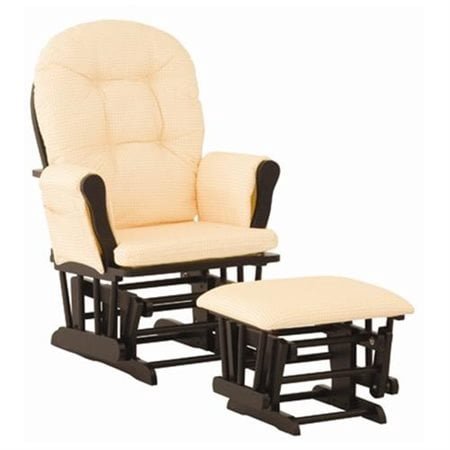 Customize - Storkcraft Glider and Ottoman, Black Finish
