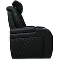thumbnail image 6 of Seatcraft Virtuoso Home Theater Seating, Living Room, Heat & Massage, Powered Headrest, Powered Lumbar, Italian Leather, Powered Recline, Row of 2, Black, 6 of 8