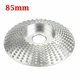 thumbnail image 1 of Viccilley Amoladora angular de disco de tallado de madera para amoladoras angulares con eje de 5/8", muela de tallado de madera, disco de lijado de tallado de madera, 3.3 pulgadas(Plata), 1 of 1
