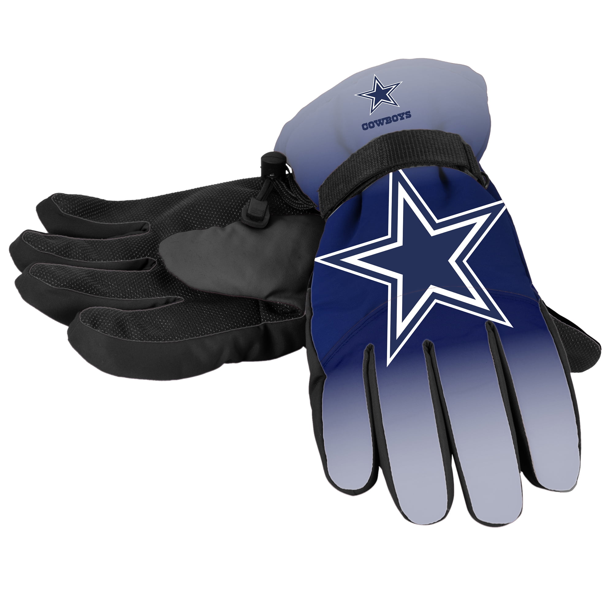 Forever Collectibles NFL Gradient Big Logo Insulated Gloves-Large XL, Dallas Cowboys by Forever Collectible