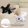 thumbnail image 3 of 2 Pack Toothless Dragon Plush Cute Dragon Stuff Figures Toys for Children Friends Fans, 3 of 5