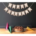 thumbnail image 3 of Inkdotpot Ready To Hang Happy Birthday Rustic Kraft Bunting Pre Strung Kids Birthday Decoration Bunting Banner Flags Party Supplies, 3 of 8