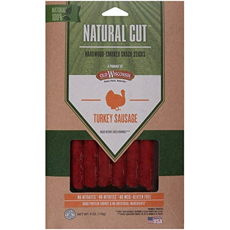 Wisconsin Chick - Old Wisconsin Natural Cut Turkey Snack Sticks, 6 oz