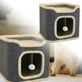 thumbnail image 2 of BotaniNest 1PC Winter Cat Bed Soft And Warm Suitable For Yard Or Indoor Use, 2 of 7