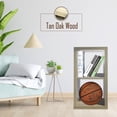 thumbnail image 6 of Juggernaut Storage 2-Cube Storage Organizer, Natural Oak, 6 of 12