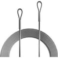 thumbnail image 3 of Amgo 48 Feet (12ft x 4) Wire Cable Ropes Hardware Kits for Rectangle/Square Sun Shade Sail Canopy - PVC Coated Stainless Steel Metal, Commercial Standard Heavy Duty, 3 of 4