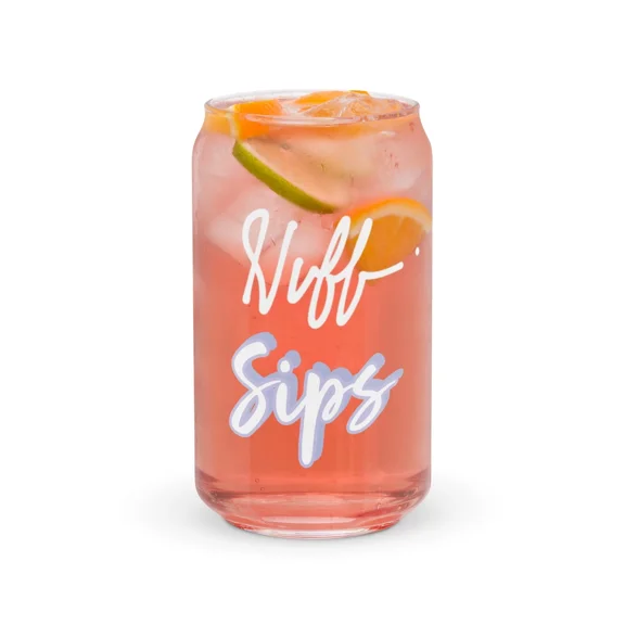 Nuff Sips - Can-Shaped Glass (16Oz)
