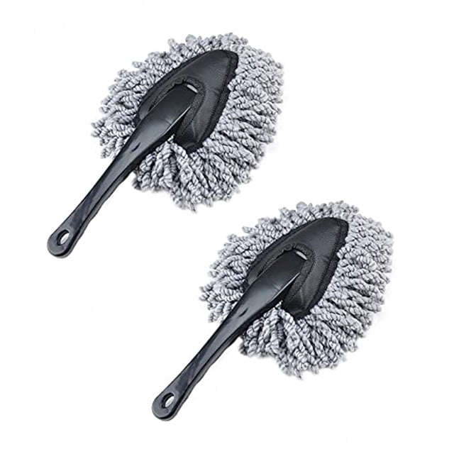 Cepillo para salpicadero de coche IPELY, microfibra supersuave, paquete de 2