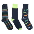thumbnail image 2 of Calcetines Polo Club para Hombre, de Vestir Multicolor 3 Pares Unitalla, 2 of 4